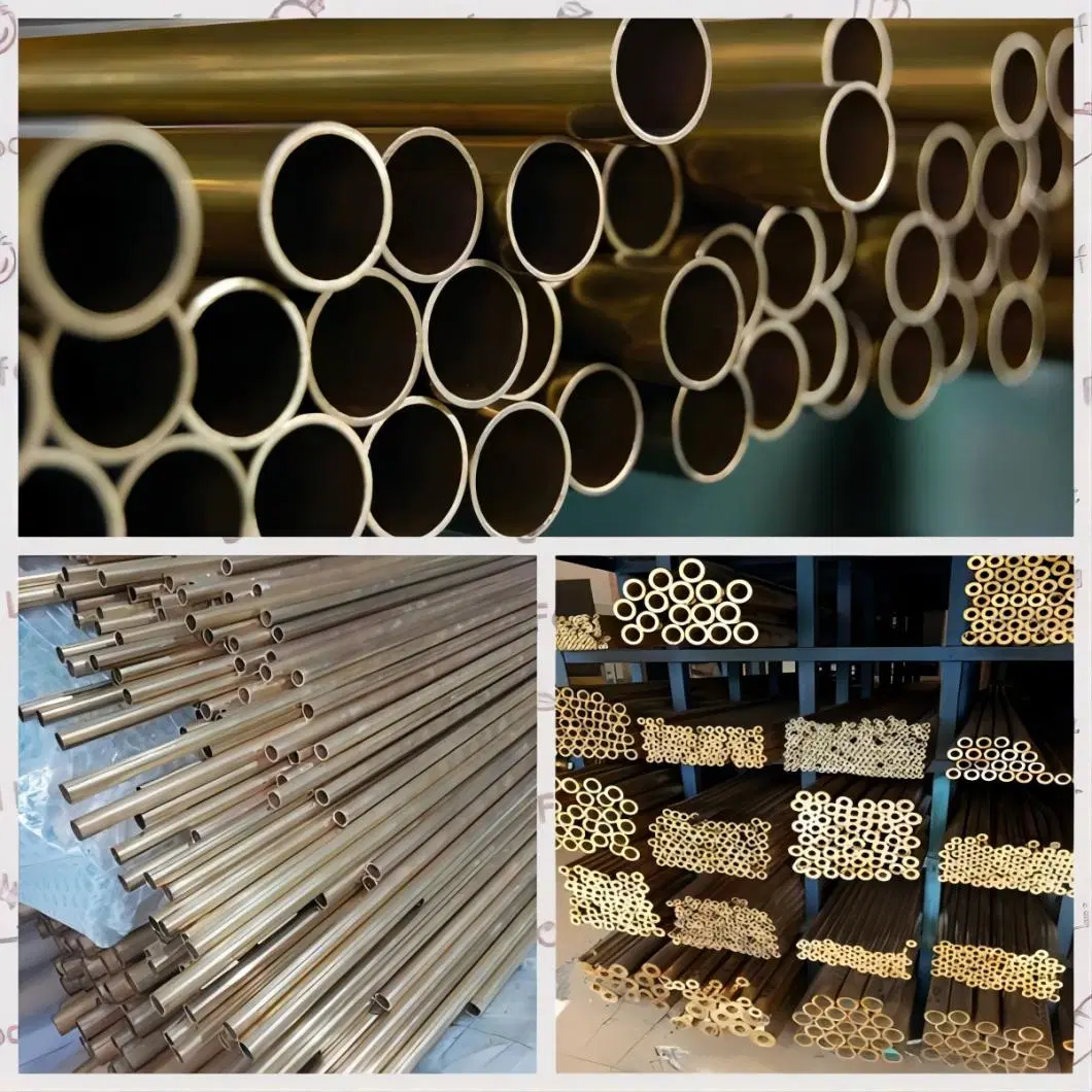 ASTM B280 B837 En 12735-1c10200 C11000 C1220 C2300 Brass Tube 1/4 Copper Pipe Special Production Line Brass